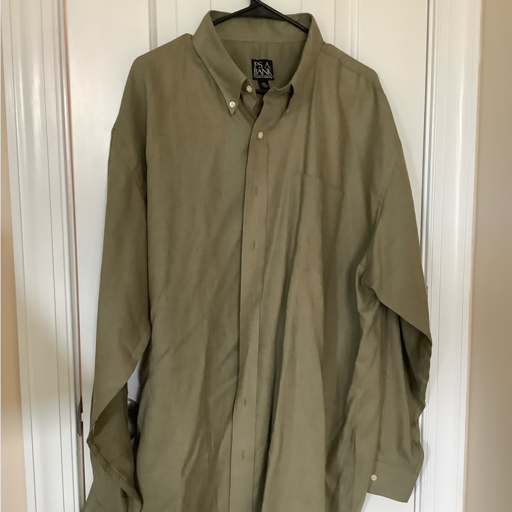 Jos. A. Bank Traveler's Collection Linen Shirt XXL